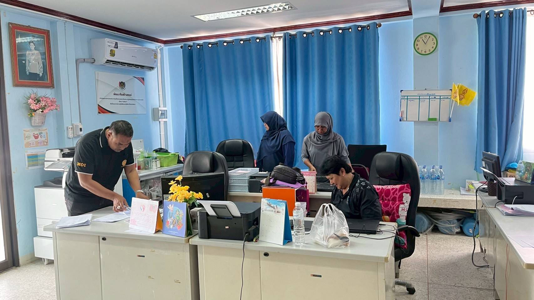 พช.ยะรัง จัดกิจกรรม 5ส เสริมสร้างสํานักงานน่าอยู่